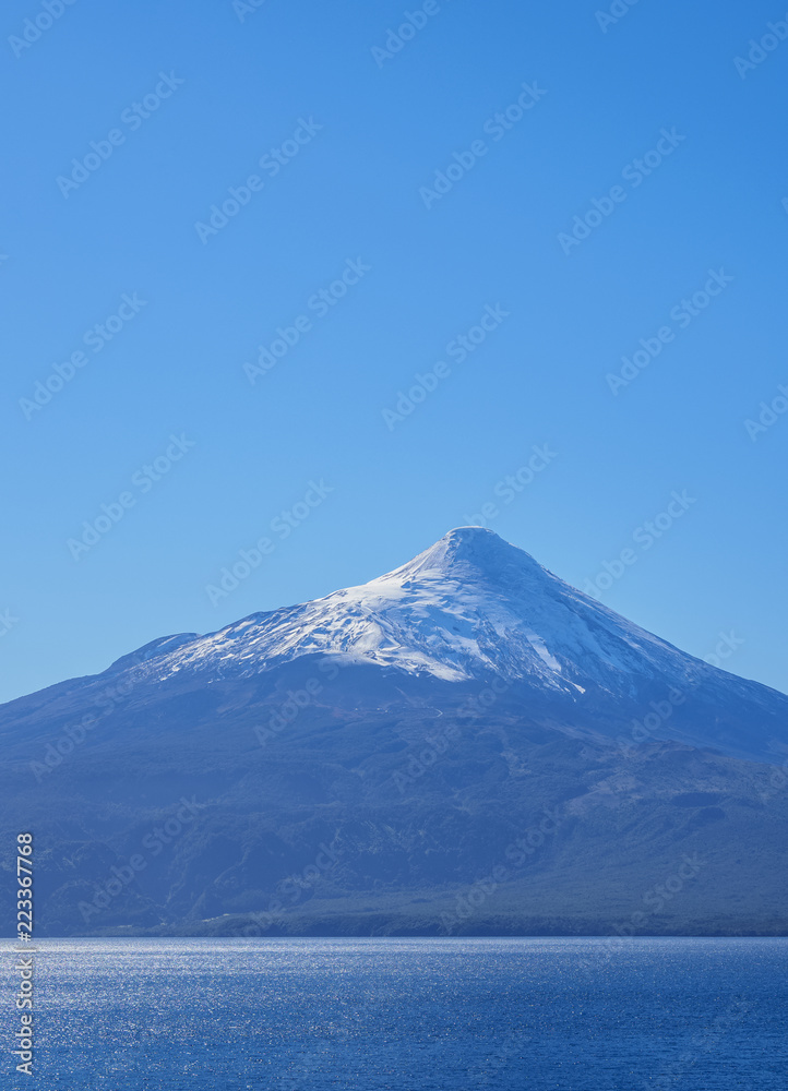Osorno Volcano and Llanquihue Lake, Llanquihue Province, Los Lagos Region, Chile