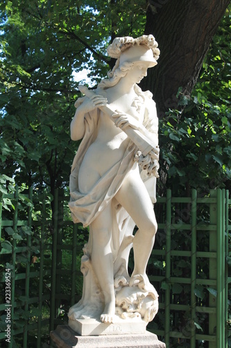 statue in the garden