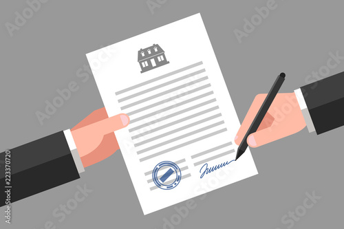 Real estate business document