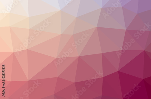 Illustration of red polygonal nice multicolor background.