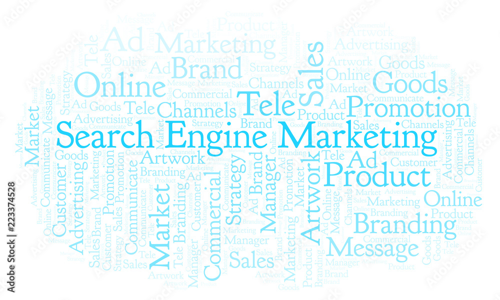 Word cloud with text Search Engine Marketing. Word cloud with text Search Engine Marketing.