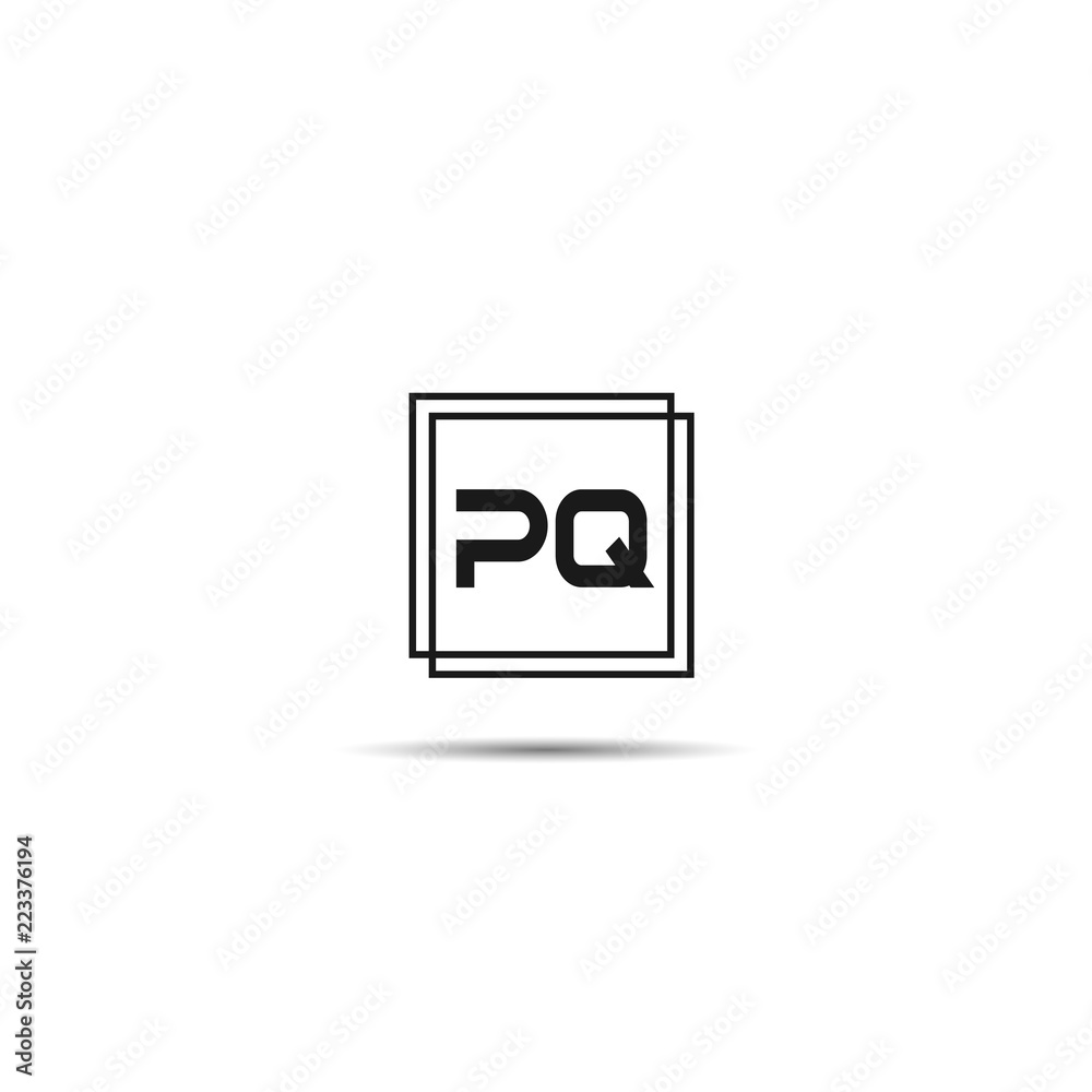 Initial Letter PQ Logo Template Design Initial Letter PQ Logo Template Design
