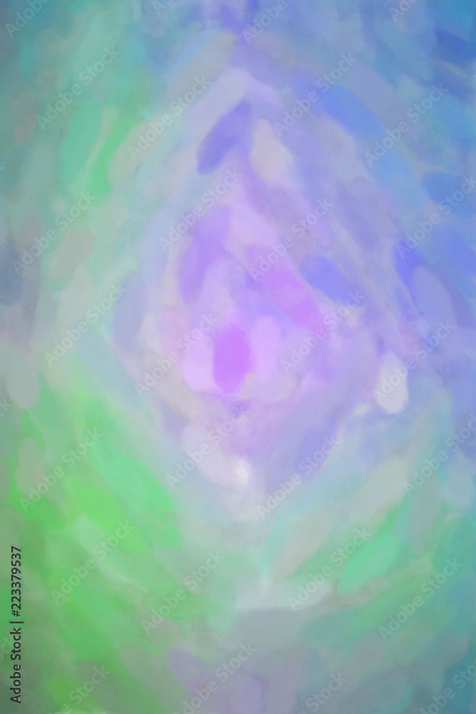 Abstract illustration of Vertical blue green purple Watercolor wash background, digitally generated.