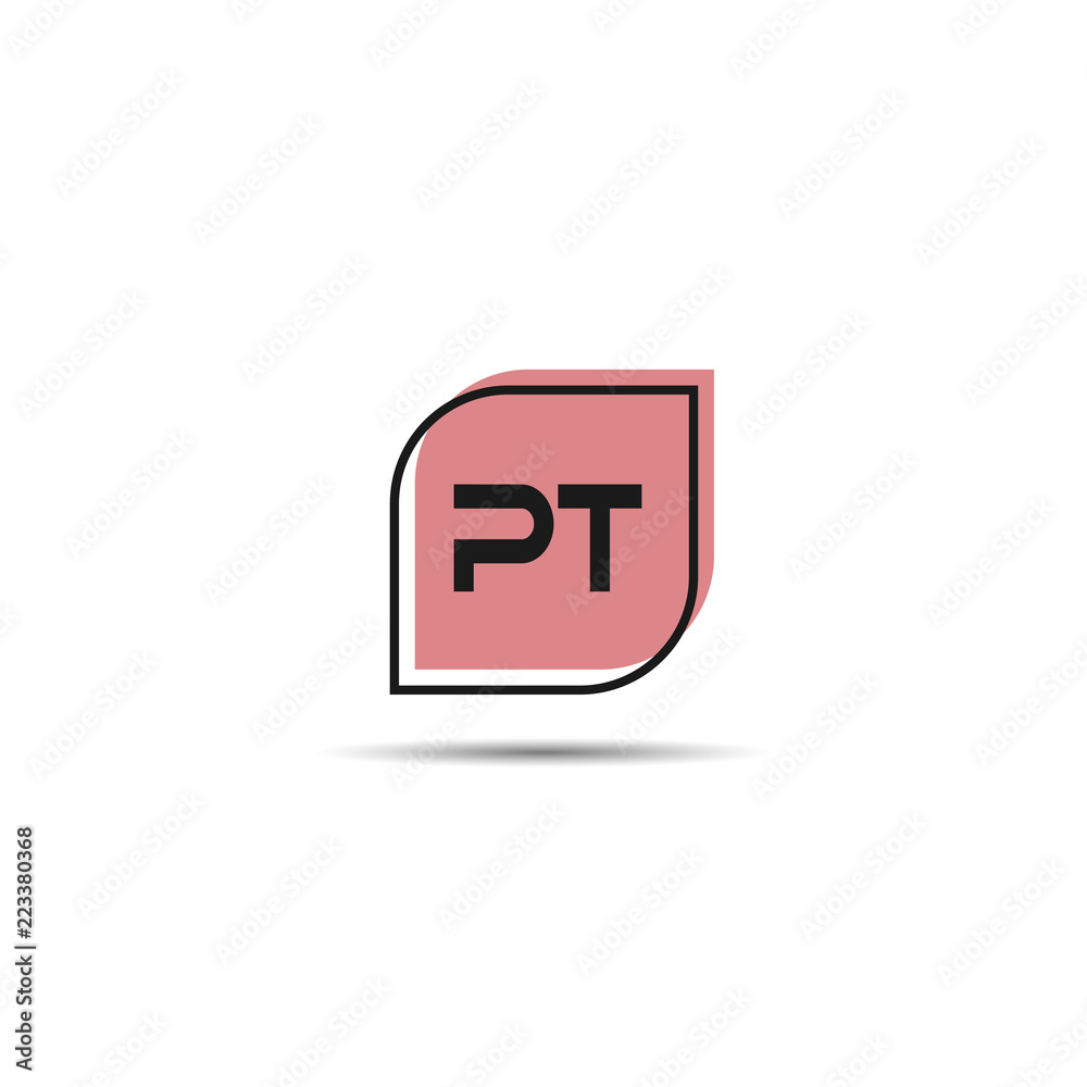 Initial Letter PT Logo Template Design Initial Letter PT Logo Template Design