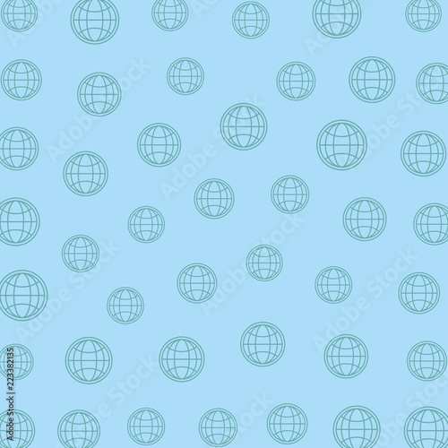 Global sphere pattern background