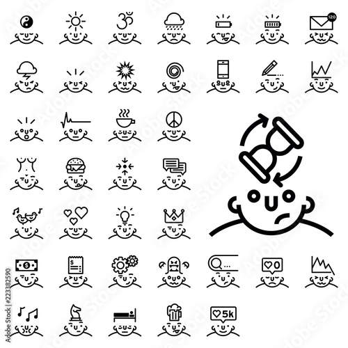 WHATS IN YOUR MIND ICON SET lipo