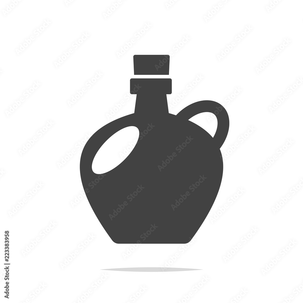 Obraz premium Potion bottle icon vector