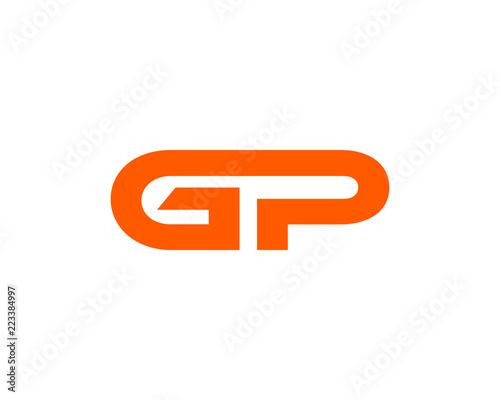 GP company group linked letter logo