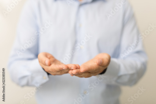 hand of man