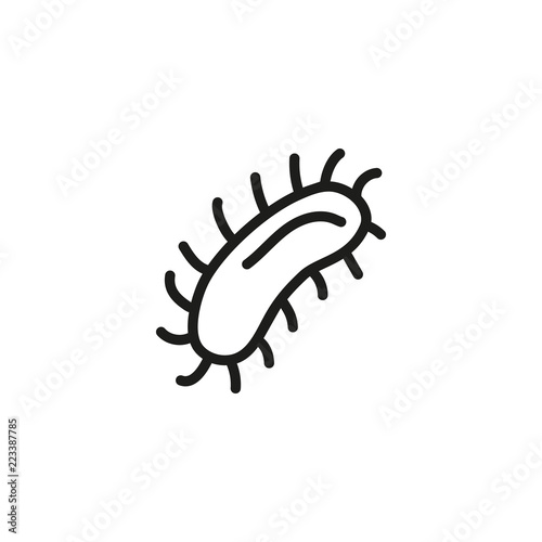 Bacteria line icon. Infection, microorganism, virus. Probiotic concept. Vector illustration can be used for topics like immune system, epidemic