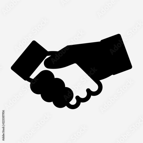 Glyph shaking hand pixel perfect vector icon