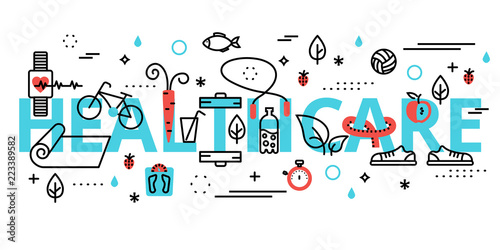 Concept of healthy lifestyle - Healthcare
