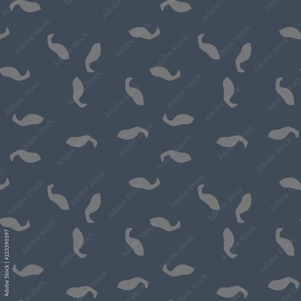 UFO military camouflage seamless pattern in different shades of grey and navy blue colors