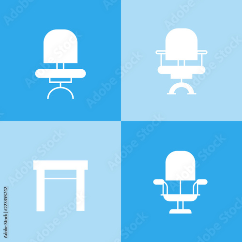 sofa icons, chair icons