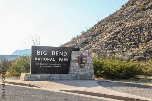 Eingang zum Big Bend Nationalpark