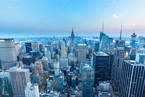 Manhattan - View from Top of the Rock - Rockefeller Center - New York