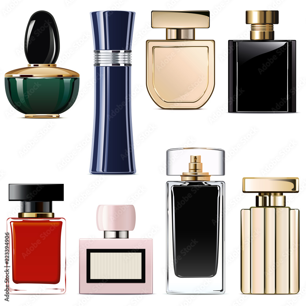Vector Modern Perfume Icons vector de Stock | Adobe Stock