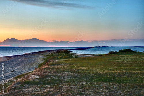 Fascinating seascape made from the highest point of the island