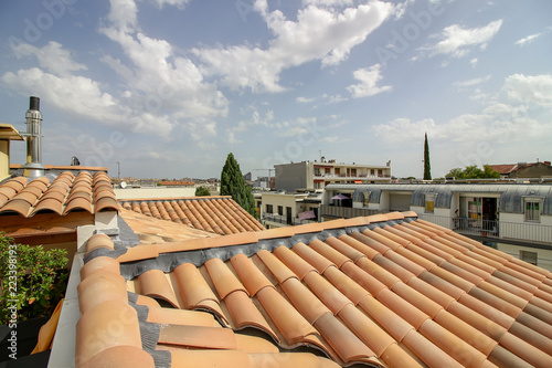 Rooftop of Montpelliers, France 