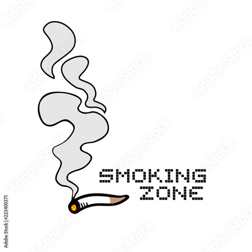 smoking zone symbol
