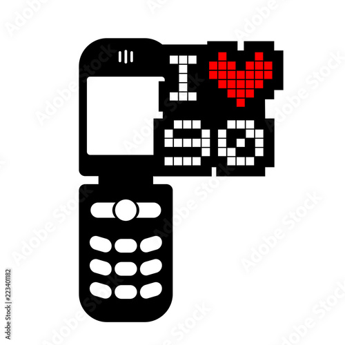 retro phone illustration