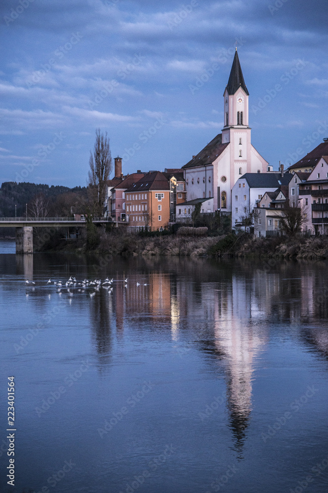 Eno River at Passau, Germany