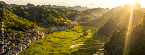 Cuadro en lienzo Dong Van, Ha Giang province, North Vietnam