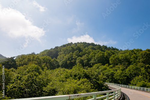 Roads in the mountains at Japan, Beautiful mountains roads, Travelers challenging roads,beautiful roads photo