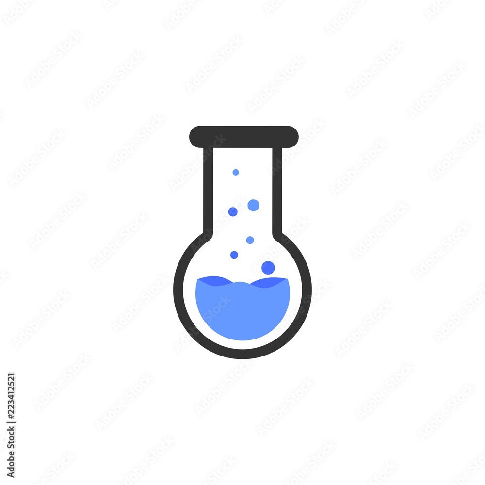 creative lab bottle vector logo design creative lab bottle vector logo design