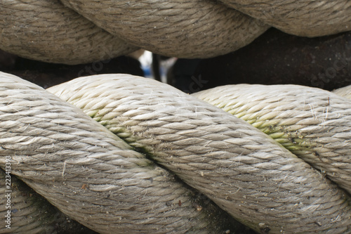 mooring rope close-up