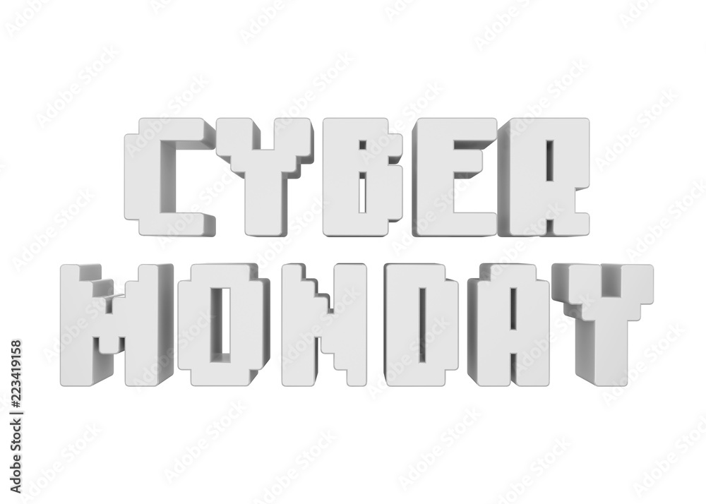 Cyber Monday Concept Isolated