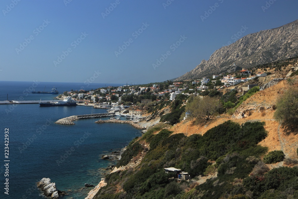 beautifull greek village, Agios Kirikos, Ikaria Island, Sporades, Greece