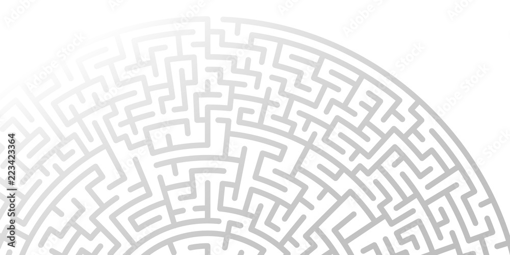 Background with graphic abstract geometry labyrinth pattern. Maze ...