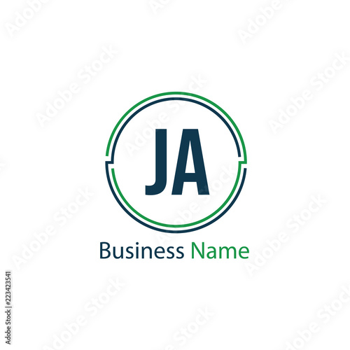 Free Download Initial Letter JA Logo Template Design - GFXLoad