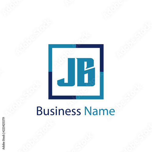 Initial Letter JB Logo Template Design
