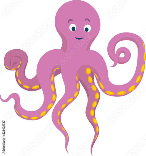 Pink Kind Octopus