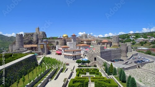 panorama of the fortress Rabat and garden aerial view