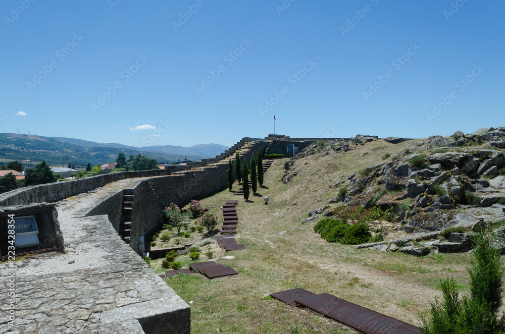 Wall of the Castle of Celorico da Beira, district of Guarda. Portugal Wall of the Castle of Celorico da Beira, district of Guarda. Portugal