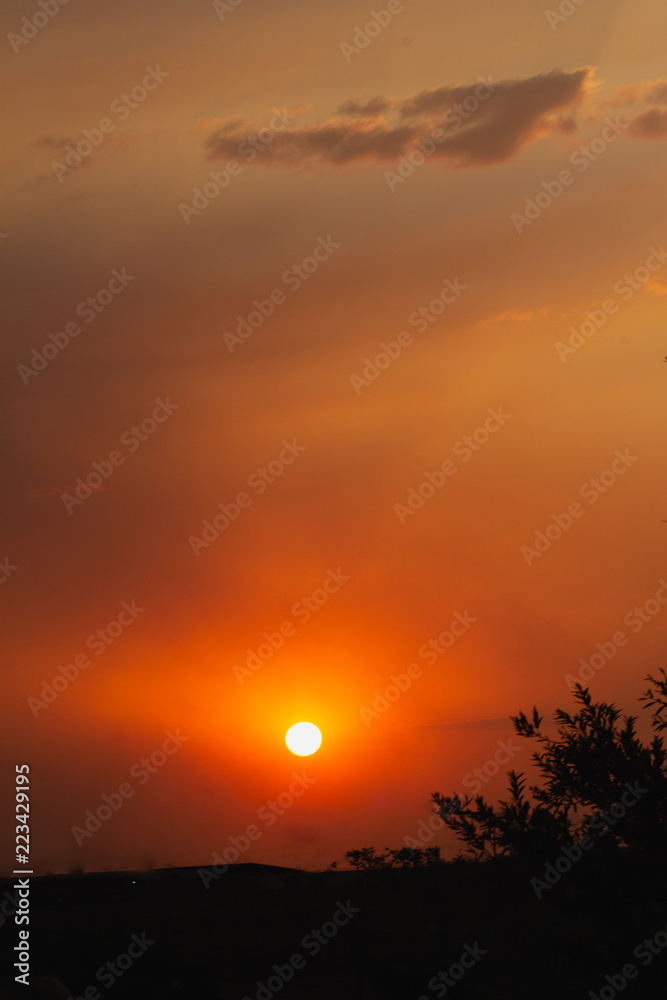 Obraz premium por do sol