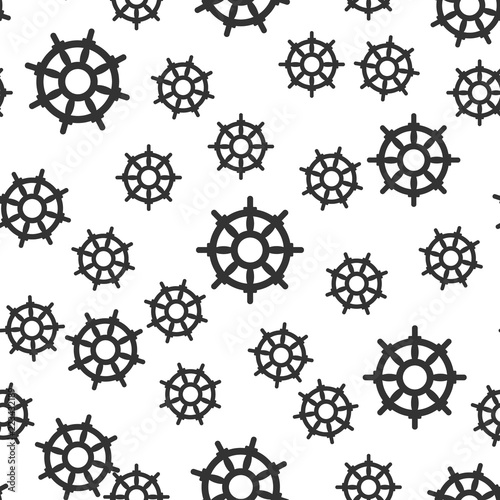 Seamless Handwheel Pattern.Vector Illustration