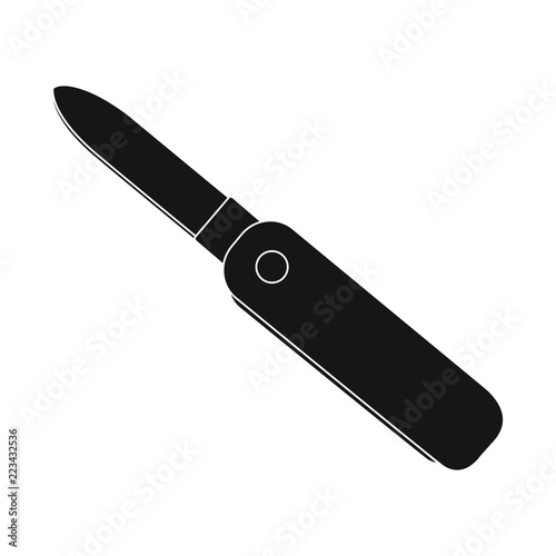 Vector illustration of mountaineering and peak symbol. Set of mountaineering and camp vector icon for stock.