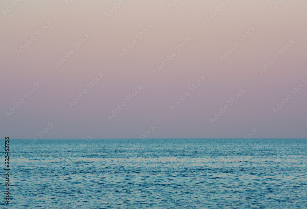 Obraz premium sea sky at sunset