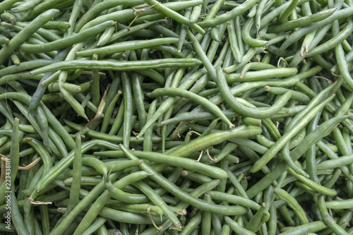 green beans in the market