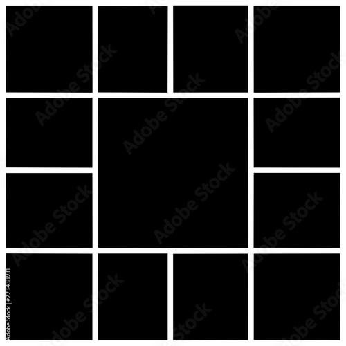 rectangular frames, empty frames