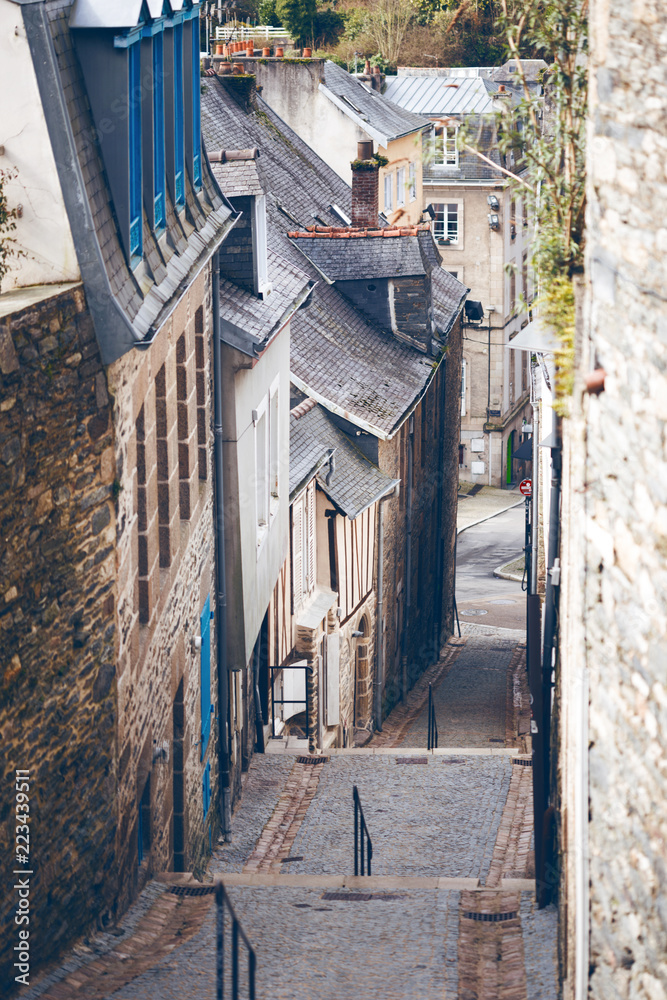 beautiful streets  in the Morlaix