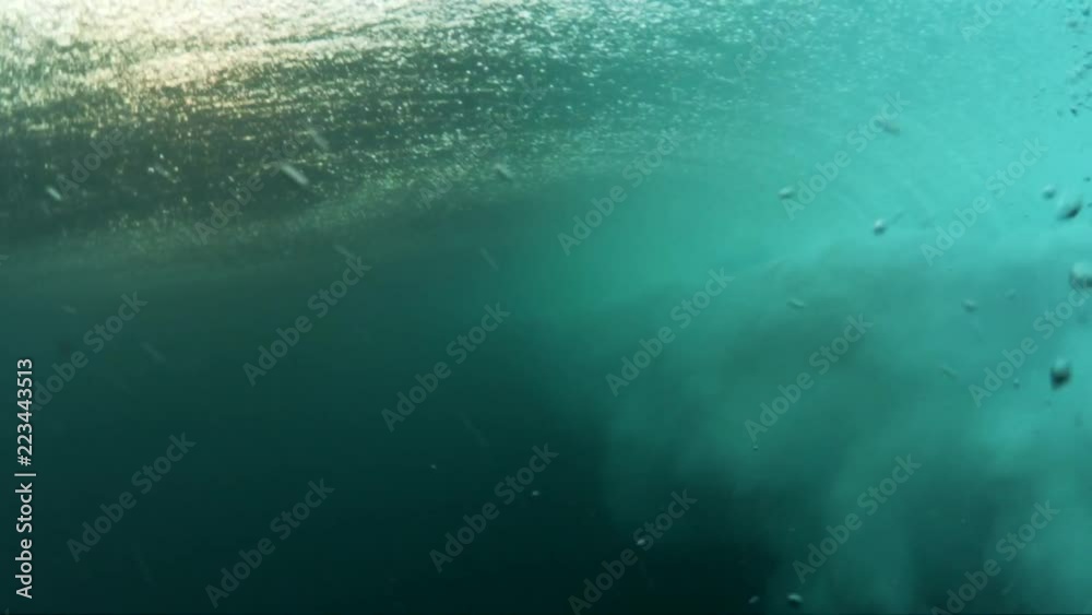 Inside ocean wave, POV