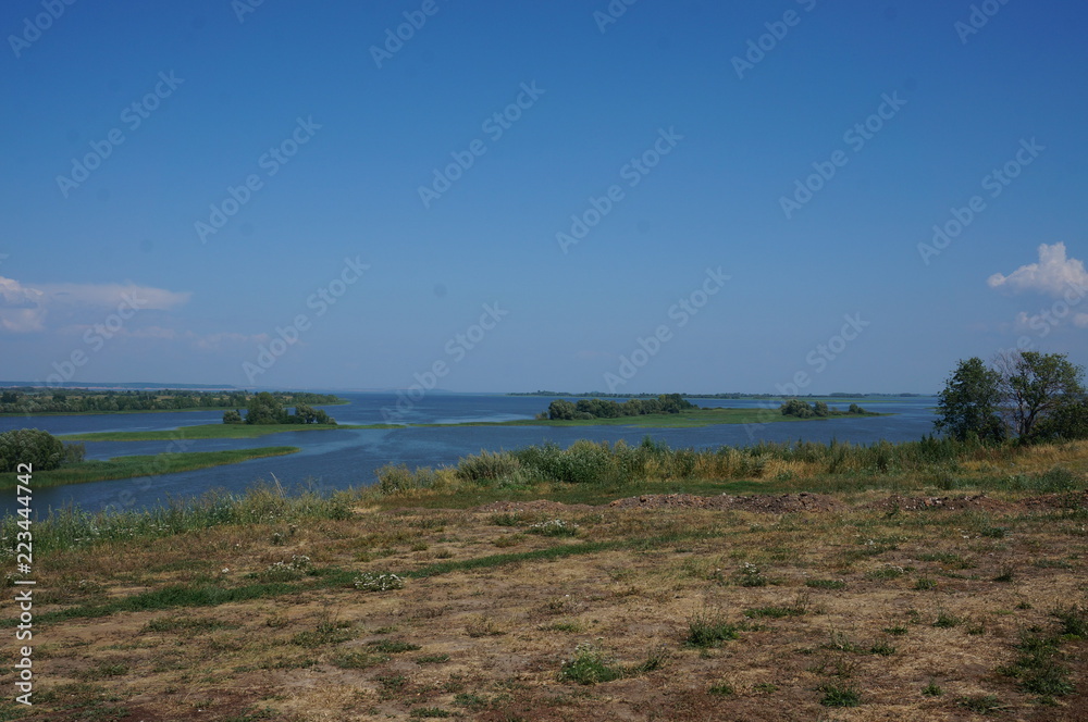 view volga river