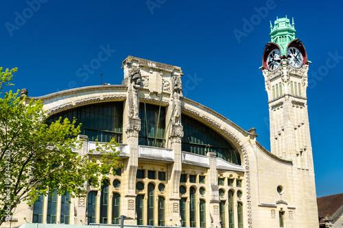 Railway station of Rouen in France