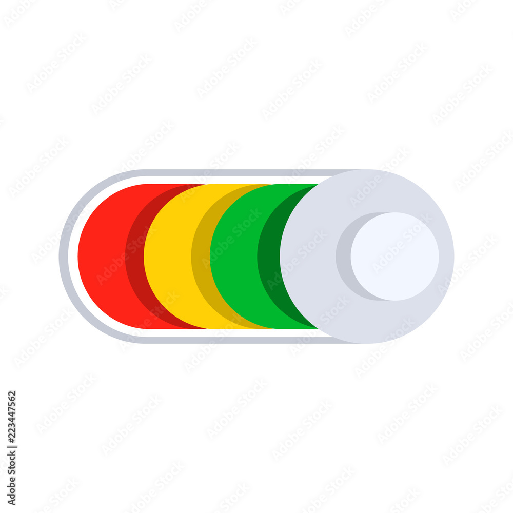 Obraz premium Battery with slots