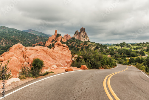 Garden of the Gods with Road